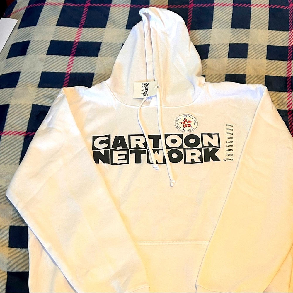 Brand new with tags, white Cartoon Network Hoody.